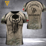 CANADA ARMY CUSTOMIZE T-SHIRT 3D PRINTED