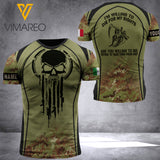 ITALIAN ARMY CUSTOMIZE T-SHIRT 3D PRINTED