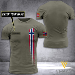 PERSONALIZED Norwegian ARMY TSHIRT 3D PRINTED SHIRT TTYY