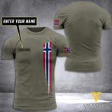 PERSONALIZED Norwegian ARMY TSHIRT 3D PRINTED SHIRT TTYY