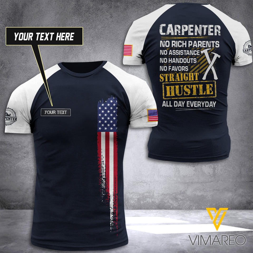 CUSTOMIZED CARPENTER 3D PRINTED TSHIRT YYTT06