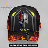PERSONALIZED FIREFIGHTER AUSTRALIA PEAKED CAP 3D NY