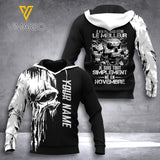 CUSTOMIZE NOVEMBER GUY HOODIE 3D PRINTED NEY128T