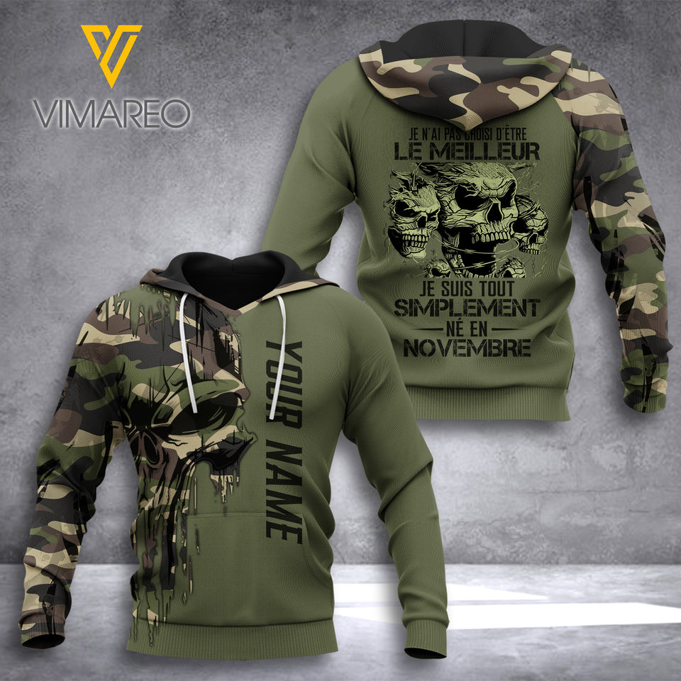 CUSTOMIZE NOVEMBER GUY HOODIE 3D PRINTED NEY128T