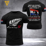 Netherlands Soldier - Our Flag Flies From The Last Breath Of Every Soldier 3D Printed TShirt