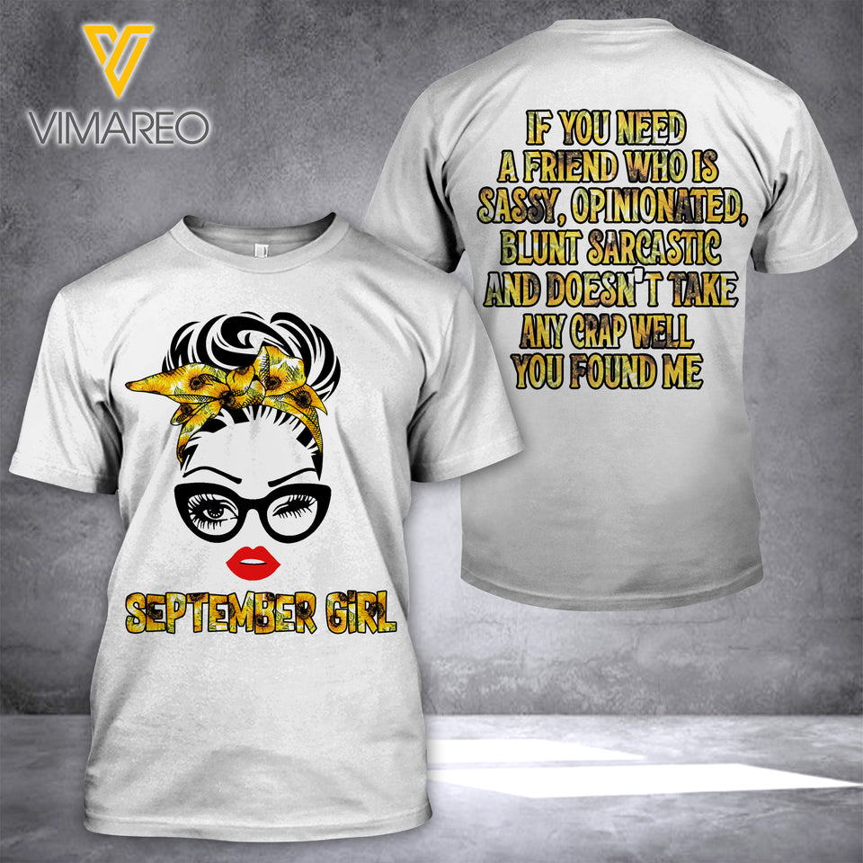SEPTEMBER GIRL TSHIRT PRINTED NEY28Q