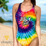 JULY GIRL BE KIND SWIMSUIT FOR SUMMER YYQQ