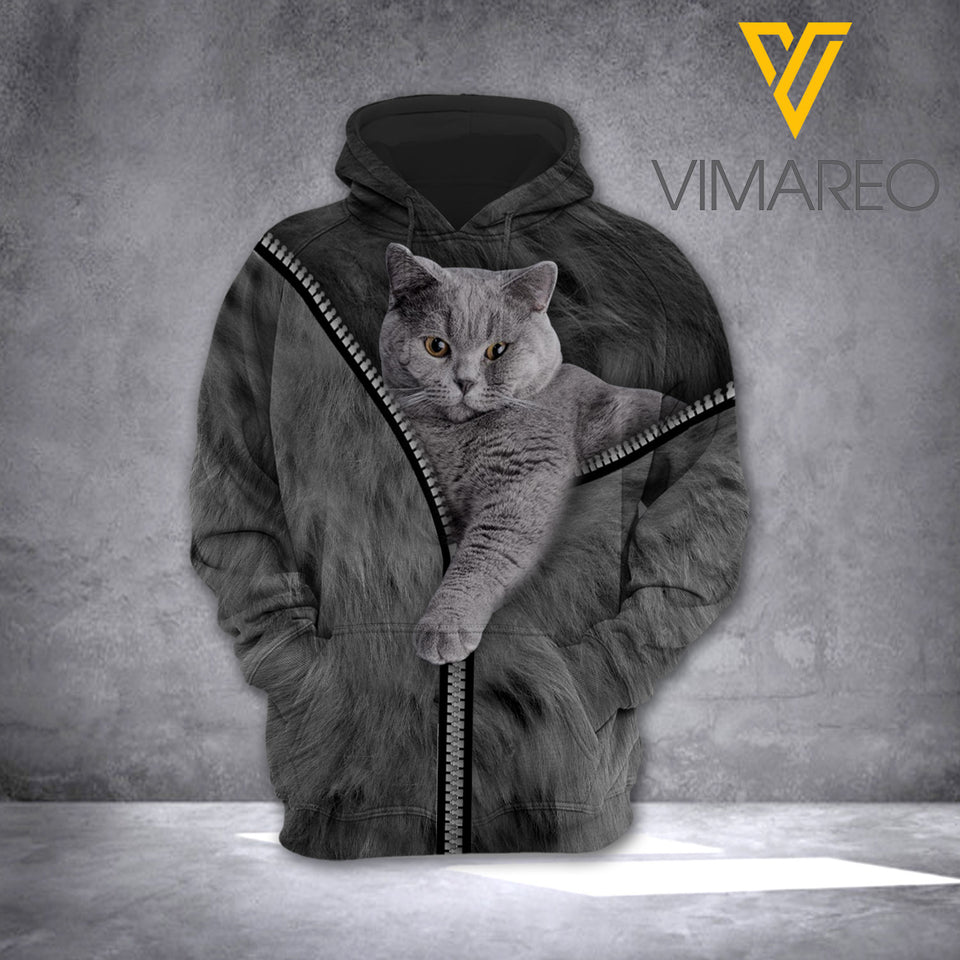 VH Cat hoodie 3d all print 0102 HVQ