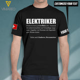 ELEKTRICKER Swiss Customized 3D PRINTED TSHIRT 3008T