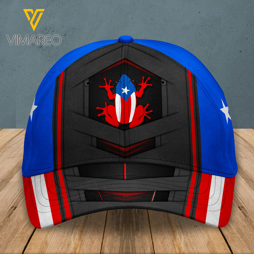VH Puerto rico Peaked cap 3D 2502 PDT