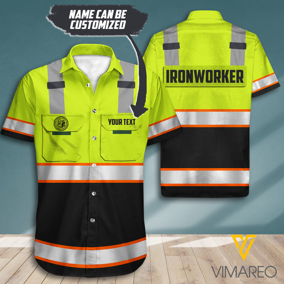 CUSTOMIZE Ironworker Mens SHIRT 3D PRINTED 2206TH