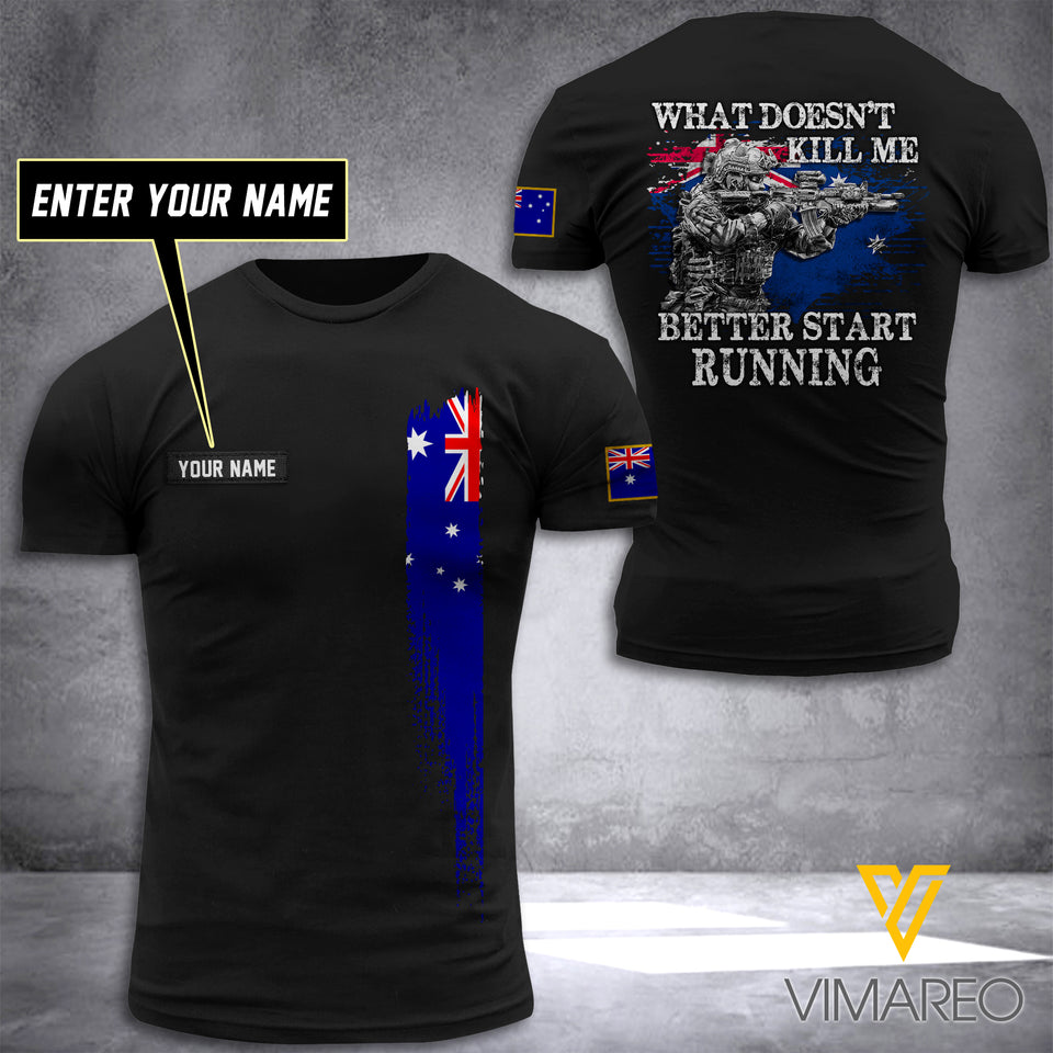 Customized Australia Army 3D Printed TShirt 0904NGBTH