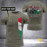 Customized Hungary Flag 3D PRINTED TSHIRT 1604NGBTH