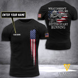 Customized USA Army 3D Printed TShirt 0904NGBTH