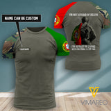 Customized Portugal 3D PRINTED SHIRT 2307TH