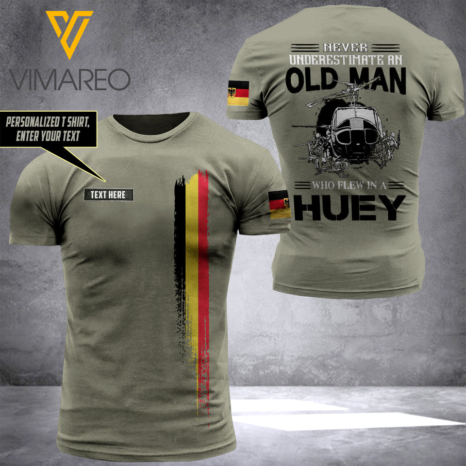 Customized German Flew Army 3D Printed TShirt 0804NGBTQ