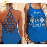 AUTISM girl Criss-Cross Open Back Camisole Tank Top 0704NGBN