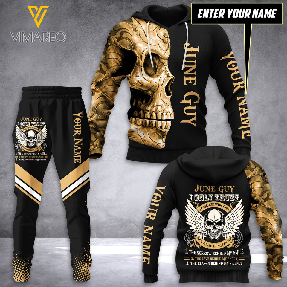 PERSONALIZED JUNE GUY ONLY TRUST SOMEONE WHO CAN SEE THREE THINGS IN ME HOODIE/ JOGGER 3D PRINTED