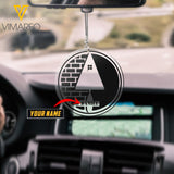 VMAH PERSONALIZED BRICKLAYER CAR HANGING ORNAMENT MAR-MA09