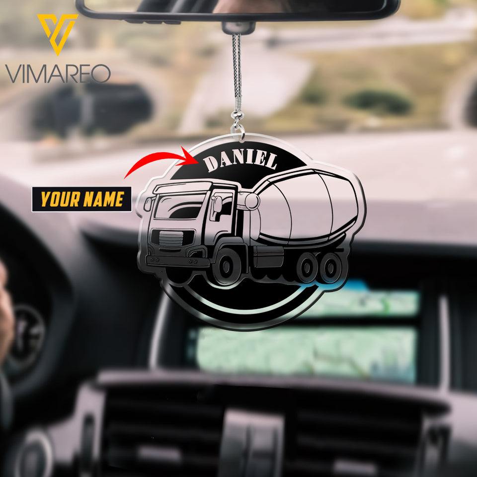 VMAH PERSONALIZED CONCRETE CAR HANGING ORNAMENT MAR-MA10