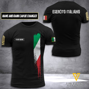 Personalized Italian Veteran Tshirt Printed MAY-DT18