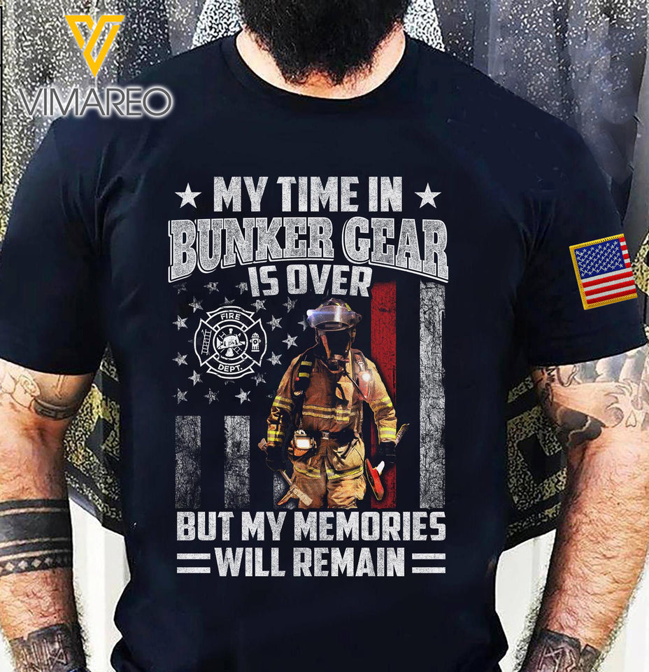 Us Firefighter Tshirt Printed MAY-LN18
