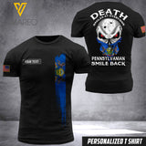 Pennsylvania SMILE BACK CUSTOMIZE T SHIRT 3D PRINTED TMTL