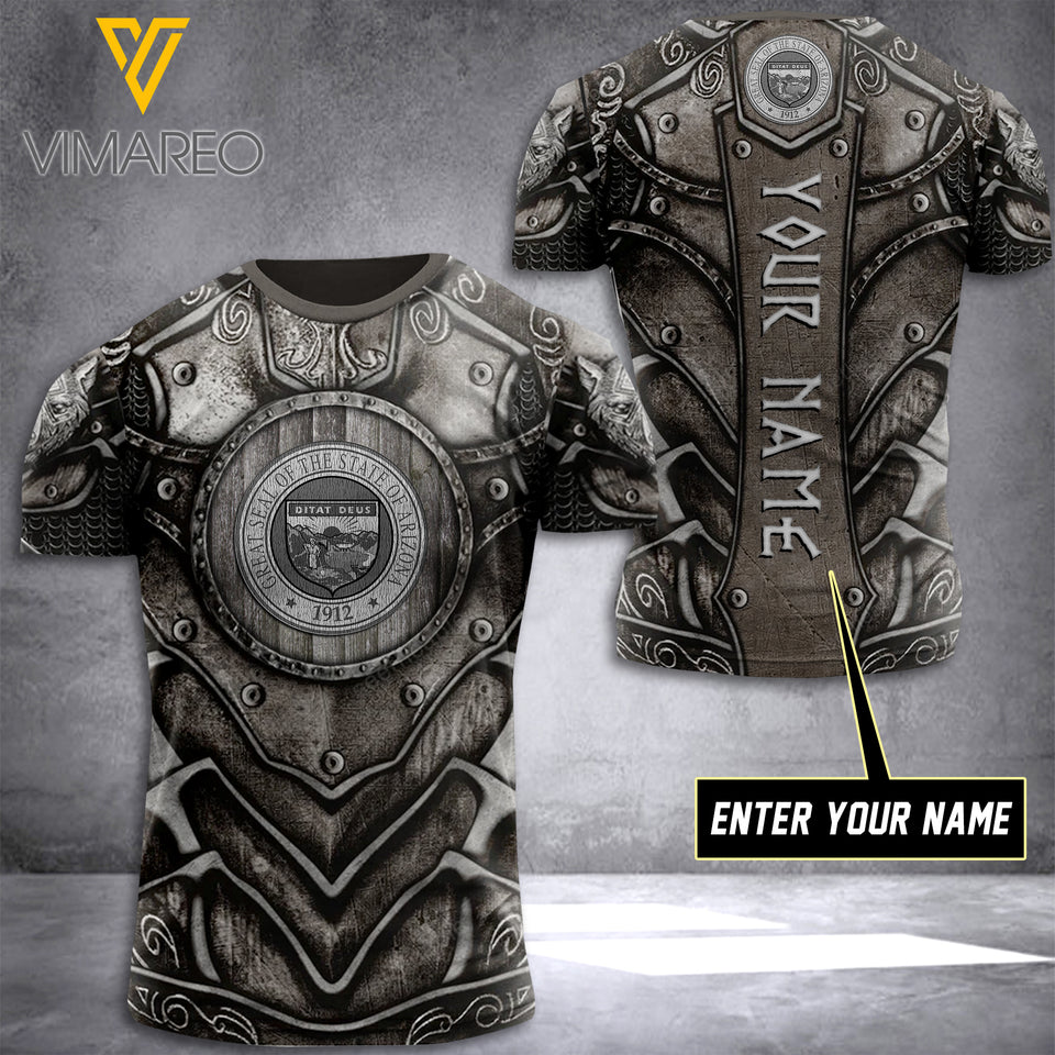 Arizona ARMOR CUSTOMIZE T SHIRT 3D PRINTED TMTL 10