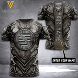 Saxony ARMOR CUSTOMIZE T SHIRT 3D PRINTED TMTL 10