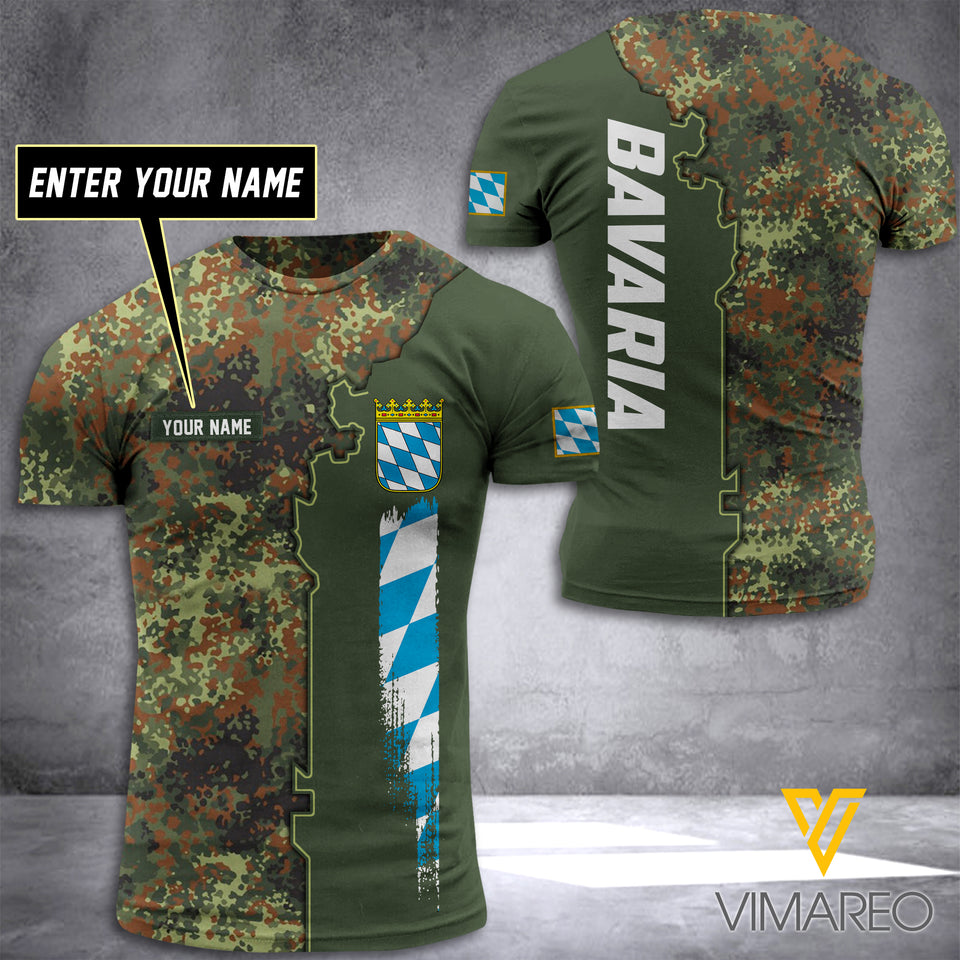 Bavaria HALF CAMO CUSTOMIZE T SHIRT 3D PRINTED TMTL