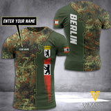 Berlin HALF CAMO CUSTOMIZE T SHIRT 3D PRINTED TMTL