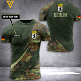 Berlin CAMO CUSTOMIZE T SHIRT 3D PRINTED TL263