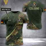 Cologne CAMO CUSTOMIZE T SHIRT 3D PRINTED TL263