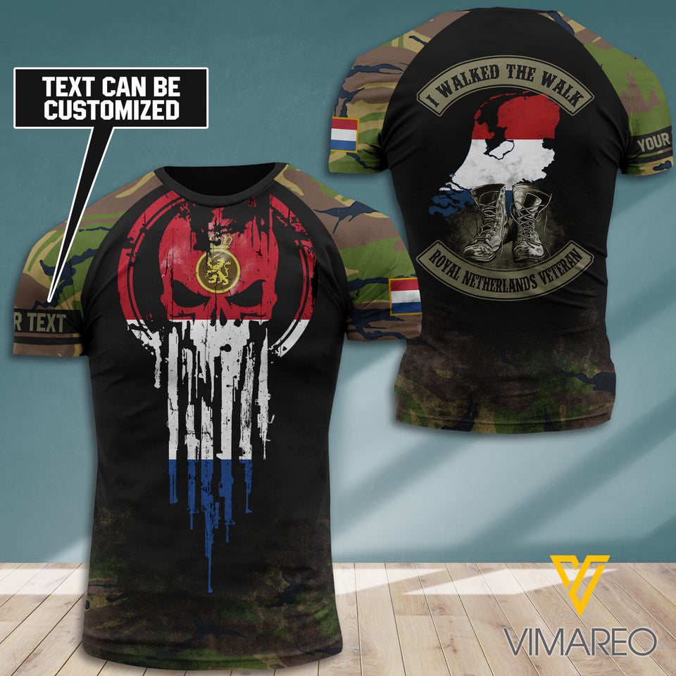 Holland CAMO CUSTOMIZE T SHIRT 3D PRINTED walk