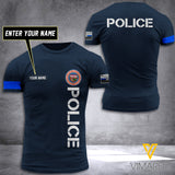 ArizoNA POLICE CUSTOMIZE T SHIRT/HOODIE 3D PRINTED TMT