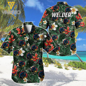 Welder 3D Printed Mens Shirt 317