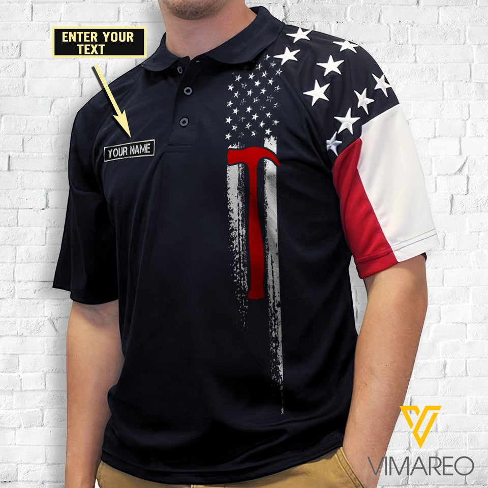 PERSONALIZED CARPENTER POLO SHIRT 3D PRINTED MAR-MA26