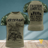 Denmark CAMO CUSTOMIZE T SHIRT 3D PRINTED 722 VET