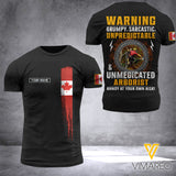 PHN PERSONALIZED CANADIAN ARBORIST TSHIRT PRINTED APR-MD19