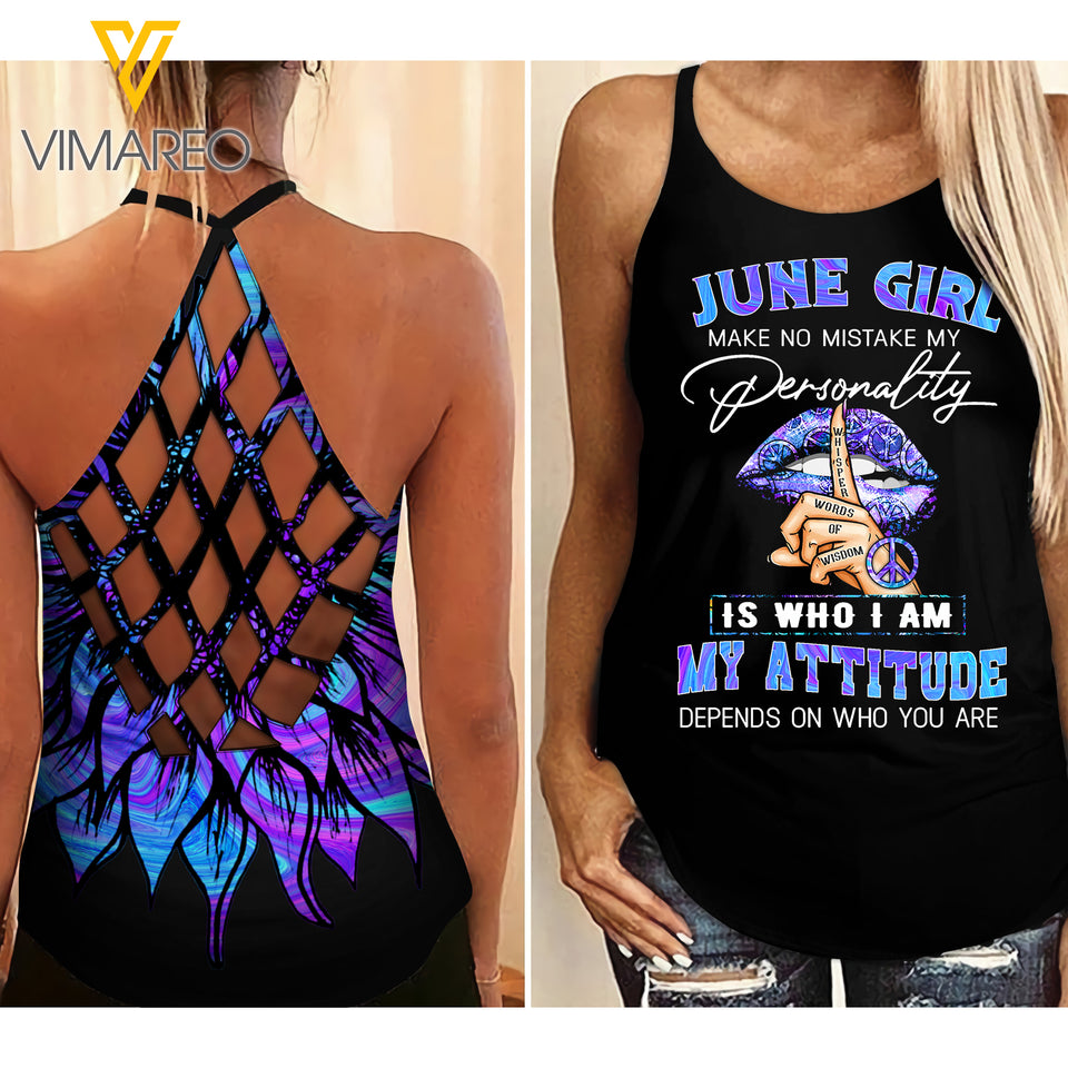 June Girl Attitude Criss-Cross Open Back Camisole Tank Top 2 style ZA1503