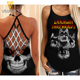 PITBULL Hiss CRISS-CROSS TANK TOP SKULL