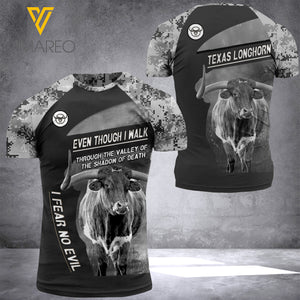 MH TEXAS LONGHORN TSHIRT 3D PRINTED FEB-NV26