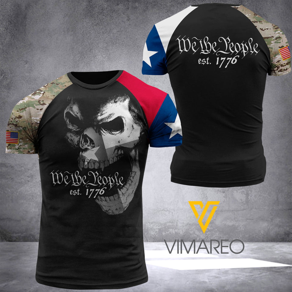 Texas-WTP T SHIRT 3D PRINTED