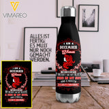 Personalized December Woman Water Bottle Tumbler QTDT0611
