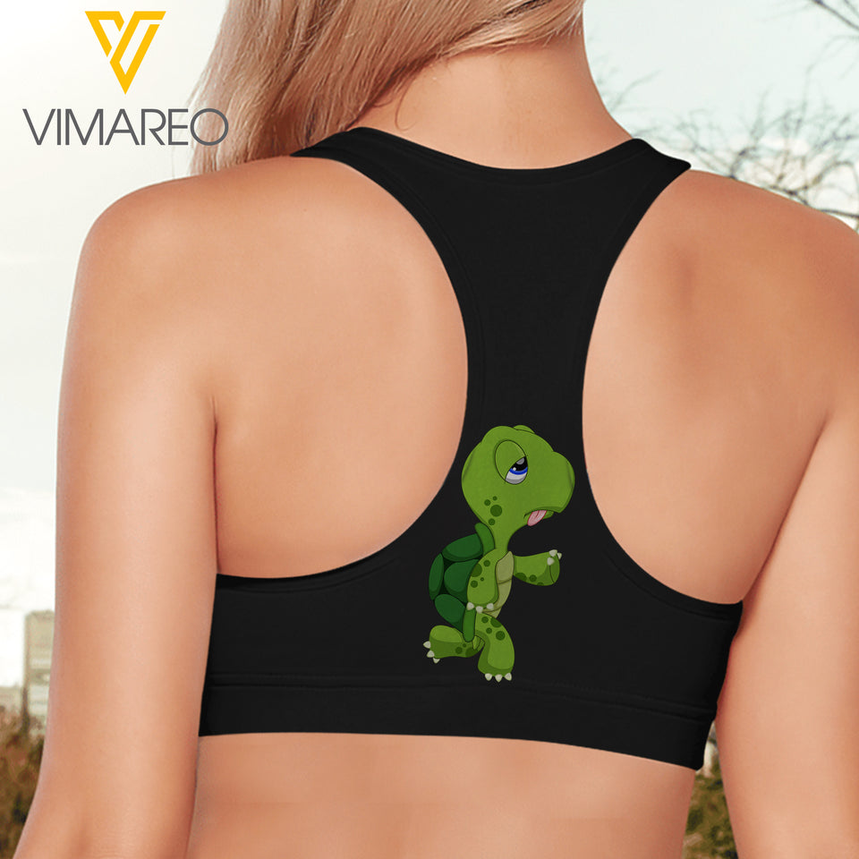 Some Girl go Running 3D printed Sport bra