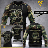 Fishing Dad Camo Customized 3D Printed Shirt