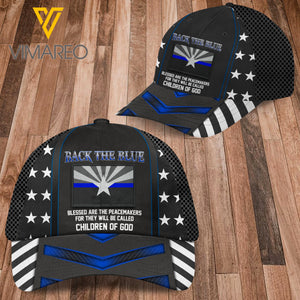 Arizona Police-Back the Blue Peaked cap 3D VMQA