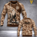 Ironworker Camo HOODIE 3D PRINTED 2021