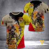 Belgium Firefighter Customized 3D Printed Shirt RME