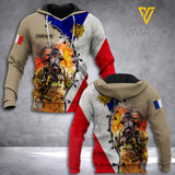 France Firefighter Customized 3D Printed Shirt RME